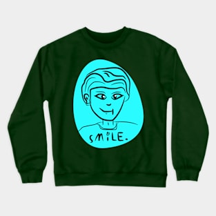 smile T-Shirt Crewneck Sweatshirt